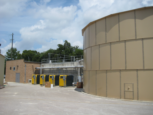 The ADI-MBR wastewater facility at Golden Flake.