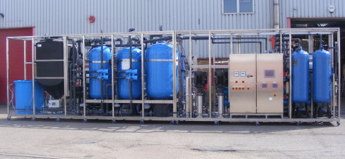 Veolia Water Technologies' high pressure boiler make-up water treatment plant.