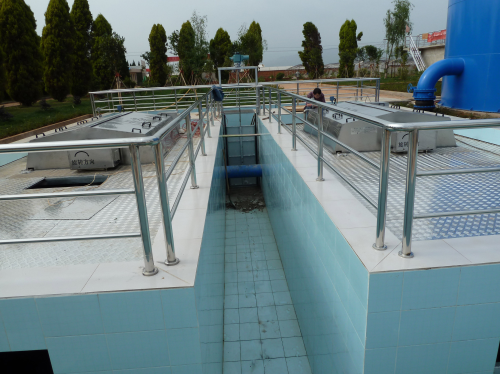 Figure 4: Filter in a sewage treatment plant. (Courtesy GKD)
