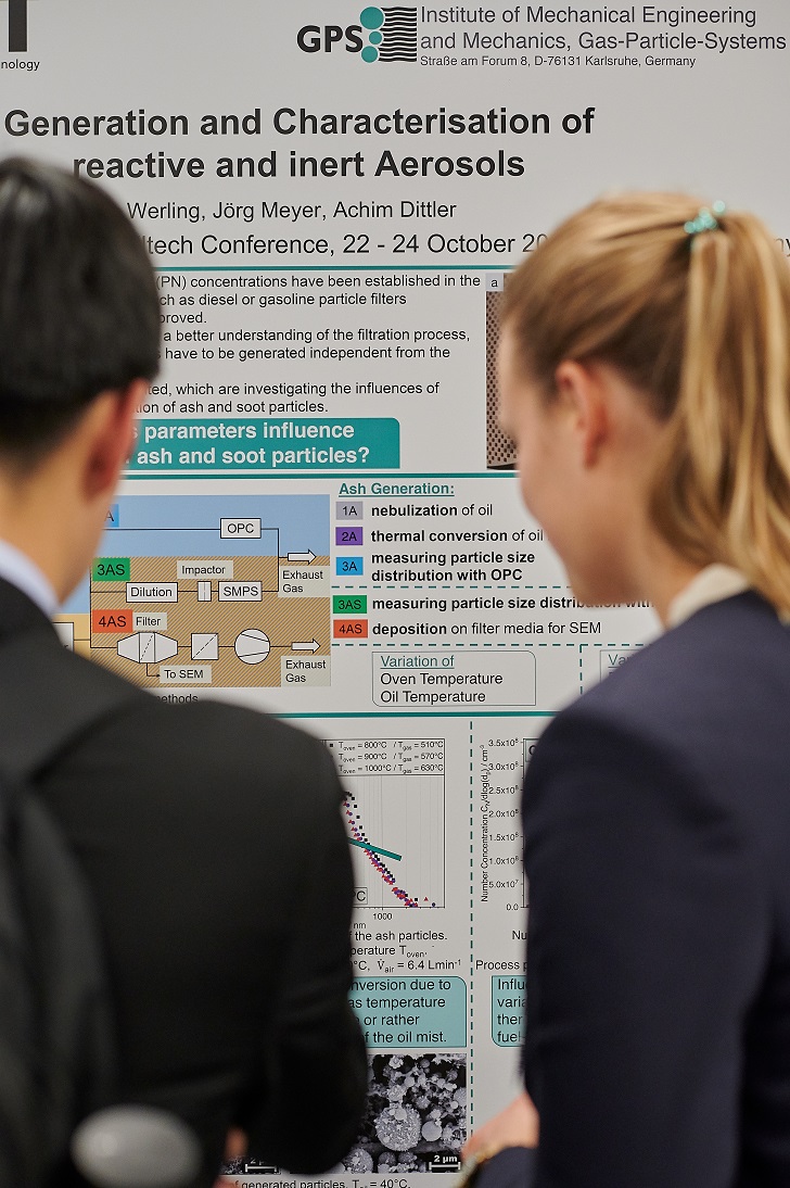 Scientific exchange and latest research news: Conference area of FILTECH. (image: FILTECH Exhibitions Germany)