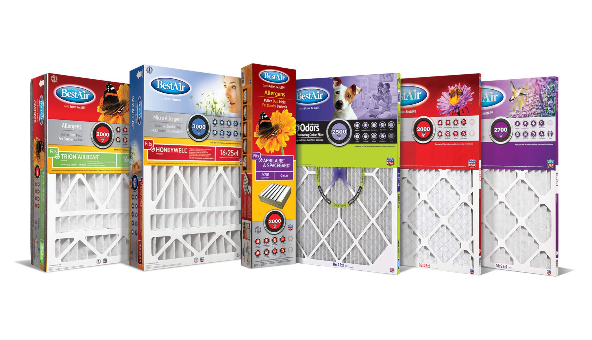 BestAir residential air filters.