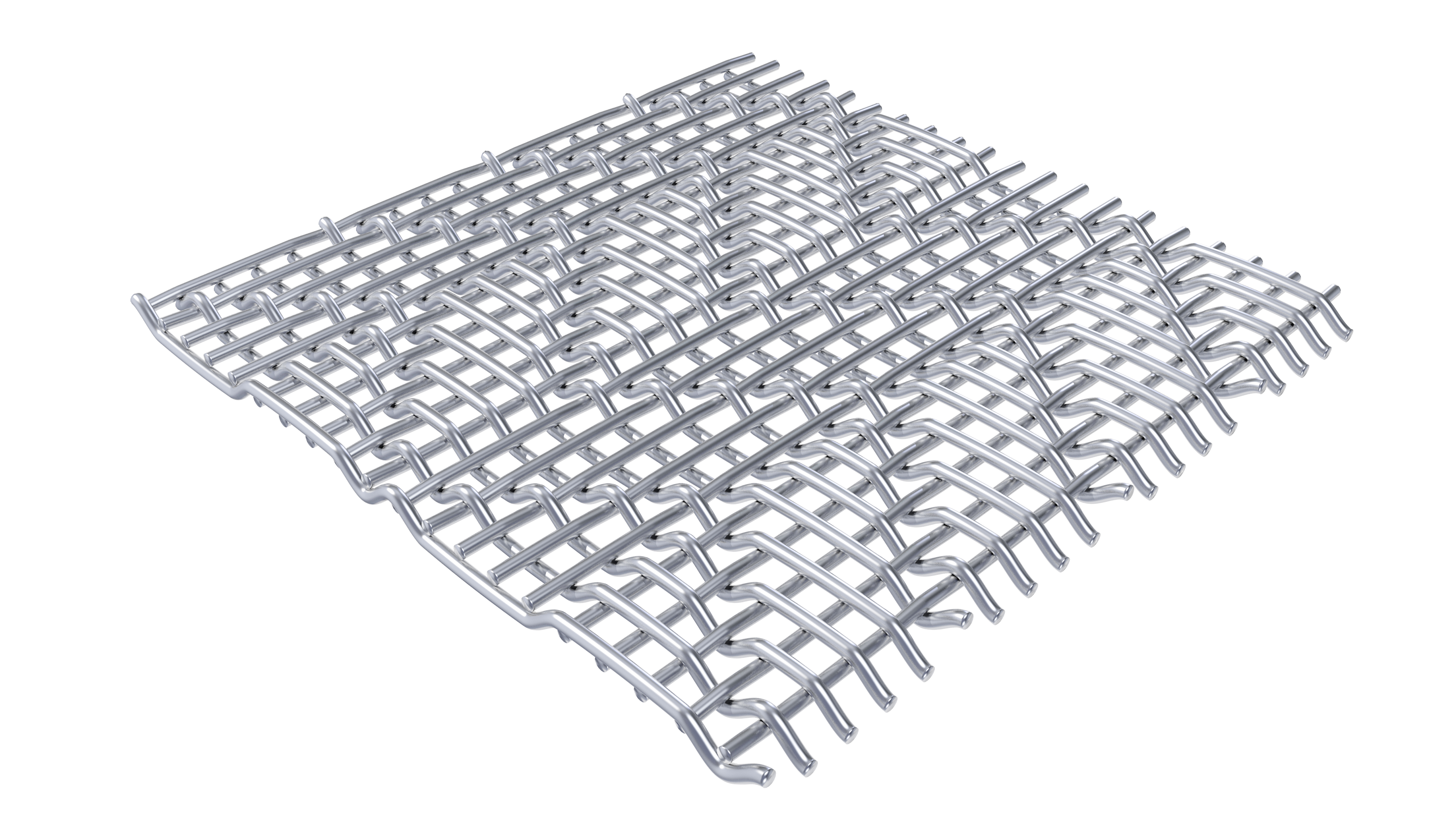Volumetric mesh from GKD, produced from high temperature- resistant stainless steel, could have 70% greater volume porosity than conventional square mesh.