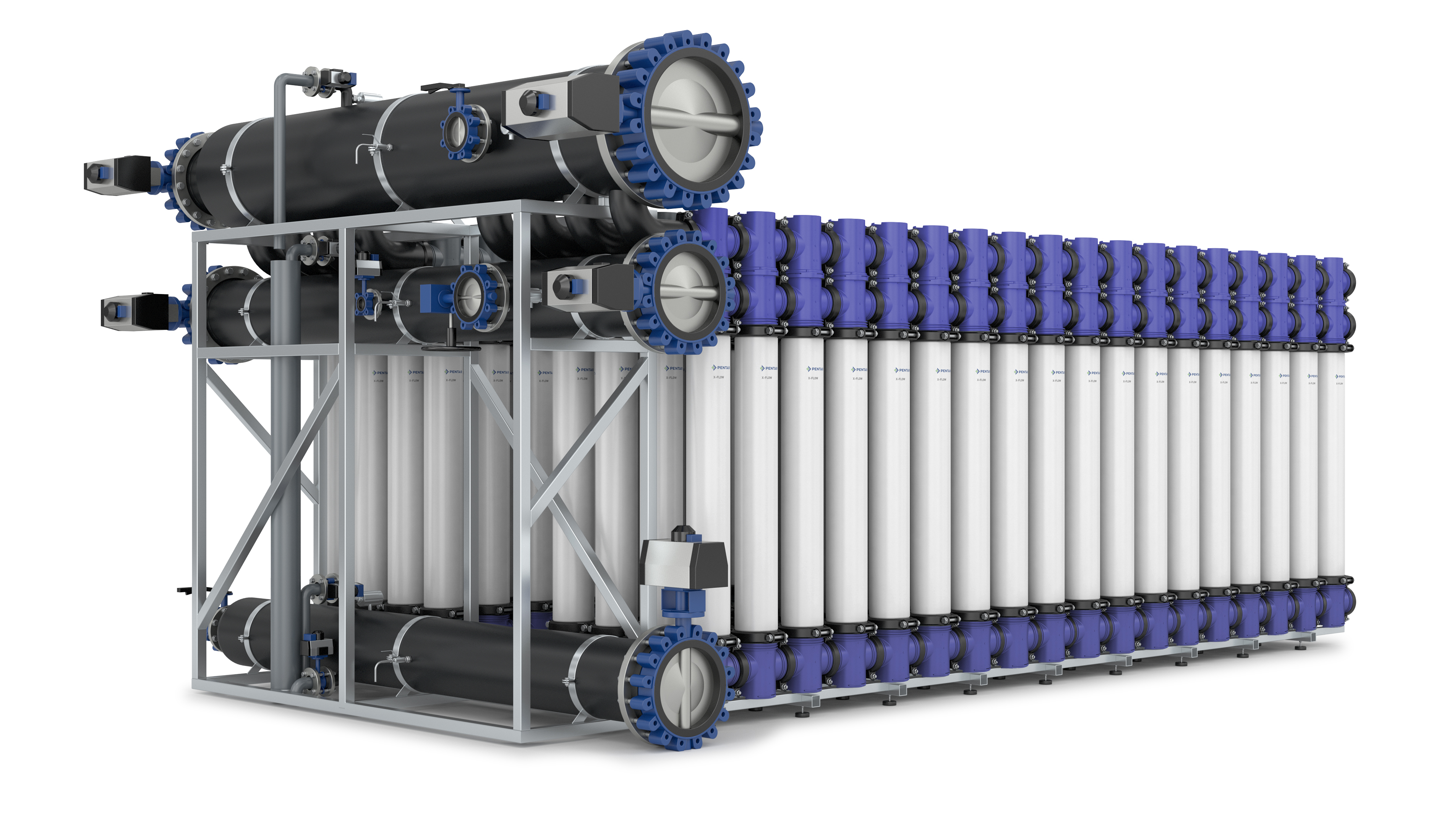 The Pentair X-Flow XF75 Membrane Element in the Pentair X-Flow X-line solution.