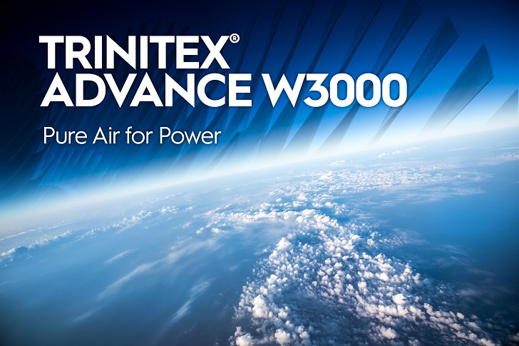 Ahlstrom-Munksjö Trinitex Advance W3000 is a filtration media designed for pulse jet gas turbine applications.
