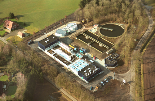 A membrane bioreactor at Varsseveld, Netherlands. Picture courtesy of GE Water Technologies.