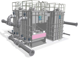 The operator can adjust the media porosity of Schreiber's Fuzzy Filter to suit the influent characteristics.