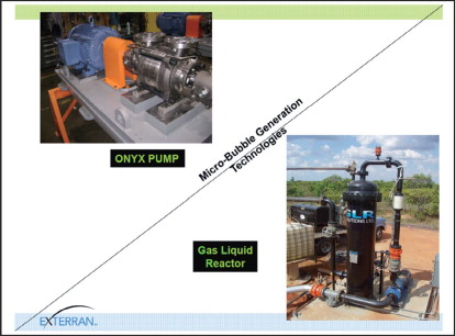 Figure 5: Micro-bubble generation methods (Courtesy of Exterran Corporation).