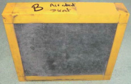 Figure 10: Filter B not protected by a pre-filter after one year of use.