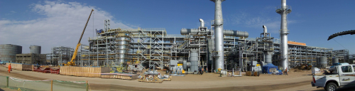 Figure 1. The new gas processing plant at the South Ýolöten natural gas field in Turkmenistan.