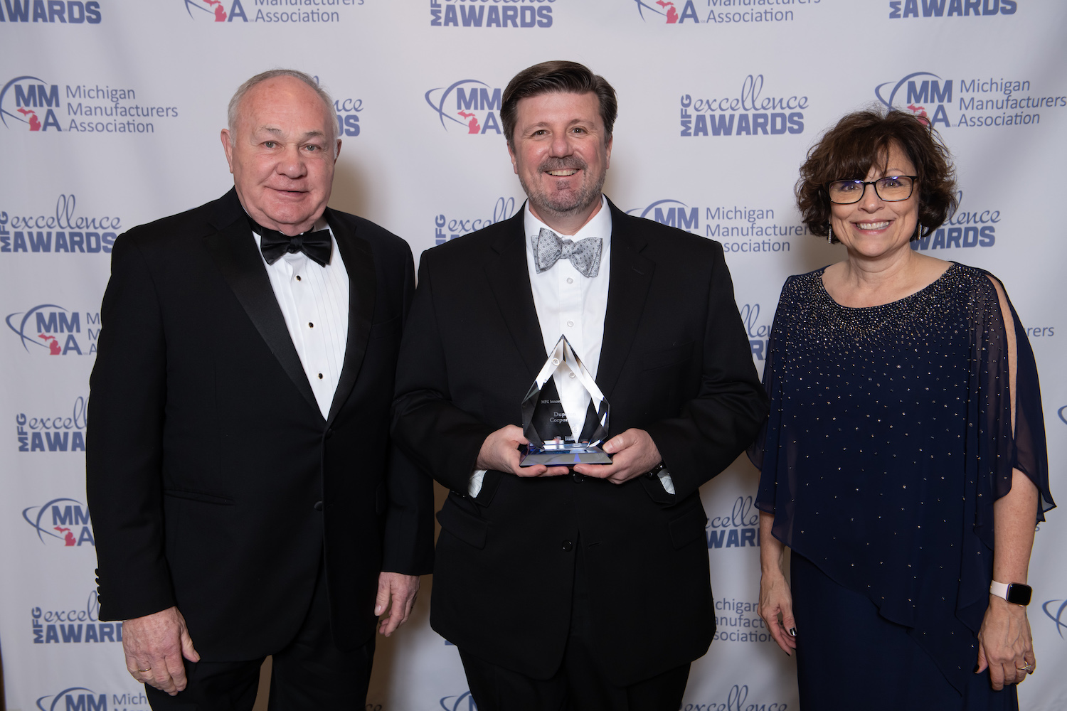 (left to right) Duperon founder and chairman Terry Duperon, president Mark Turpin, and CEO Tammy Bernier.