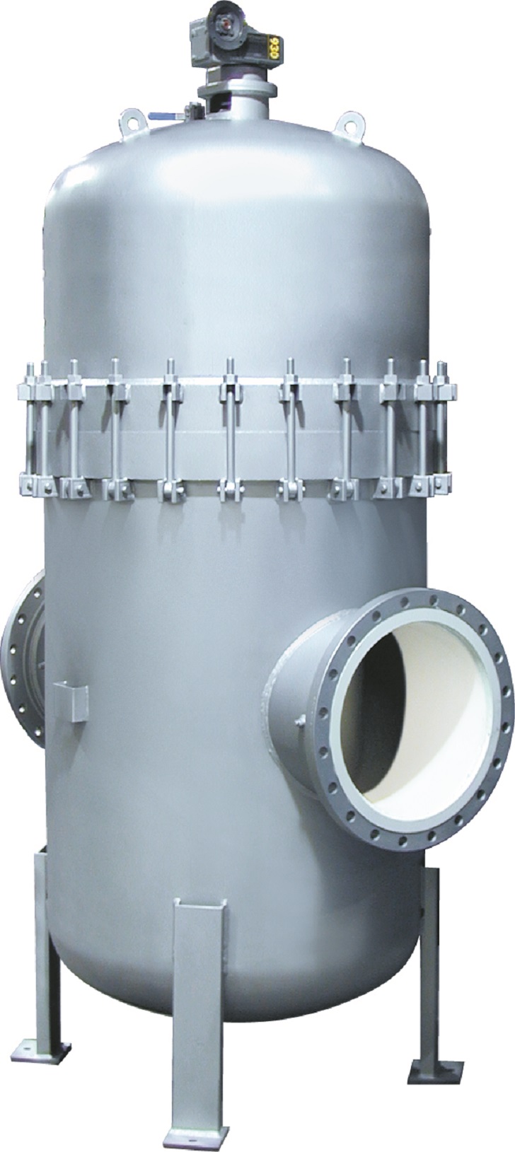 The Eaton Model 2596 automatic self-cleaning strainer is designed for continuous, uninterrupted removal of entrained solids from liquids in pipeline systems.