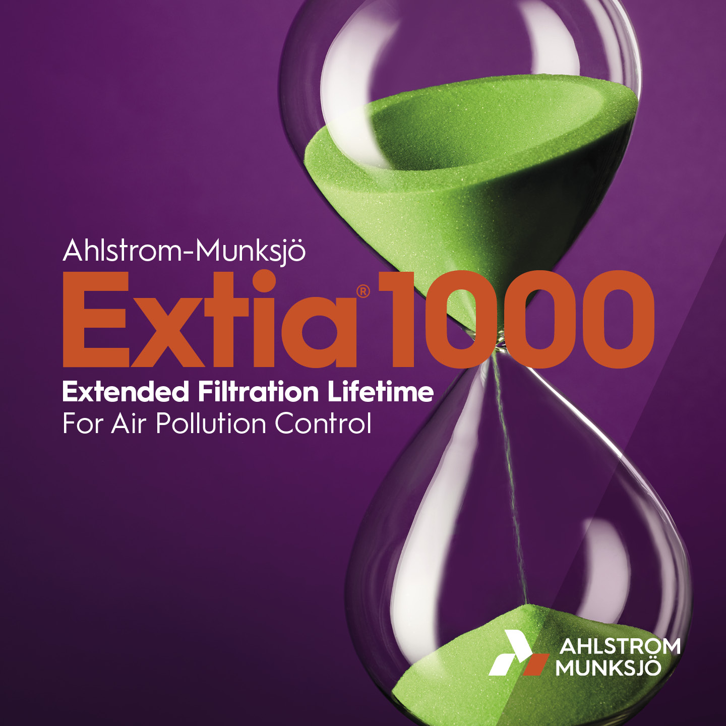 The Extia 1000 is designed to extend filtration lifetime by more than 40%.