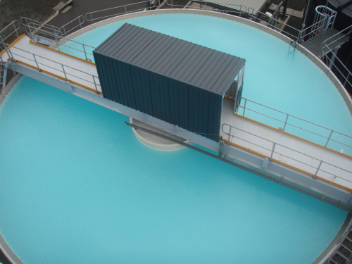 Figure 3: A lime saturator from Outotec in place at the Perth desalination plant.