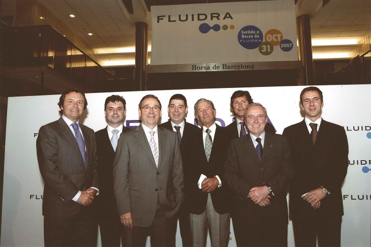 2007: Fluidra goes public.
