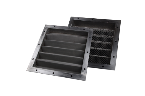 Croft filter panels can be separated easily, enabling the filter to be cleaned in the field.