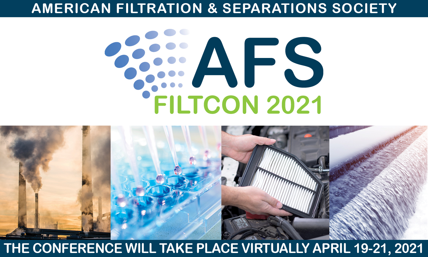 The AFS FiltCon 2021 abstract submissions process is open with a deadline of 1 March.