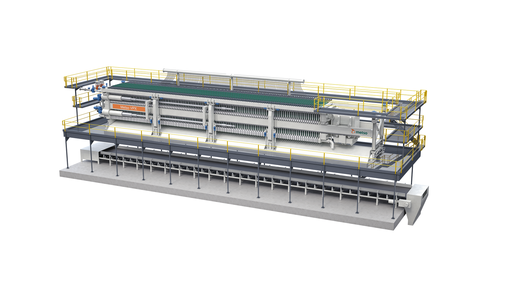 The Metso VPX filter is designed for range of dewatering applications.