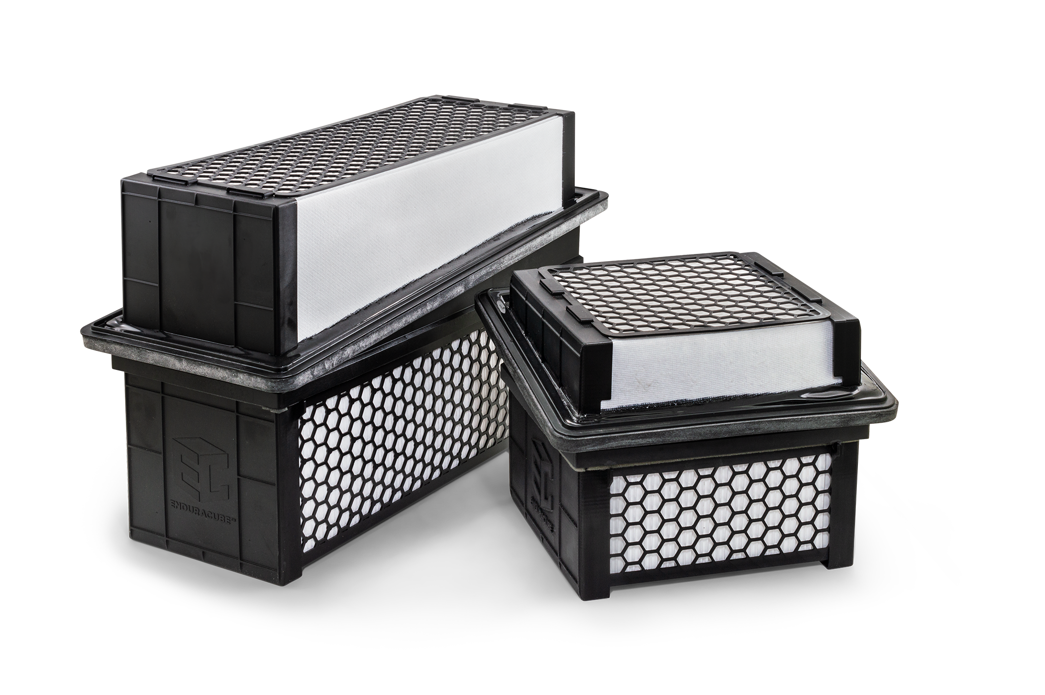 Baldwin Filters' new EnduraCube air filters have depth-loading media technology.