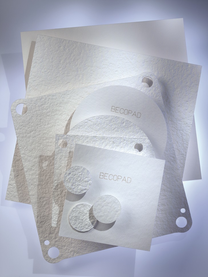 BECOPAD depth filter sheets are made of high-purity cellulose fibres and do not rely on mineral components such as diatomaceous earth.