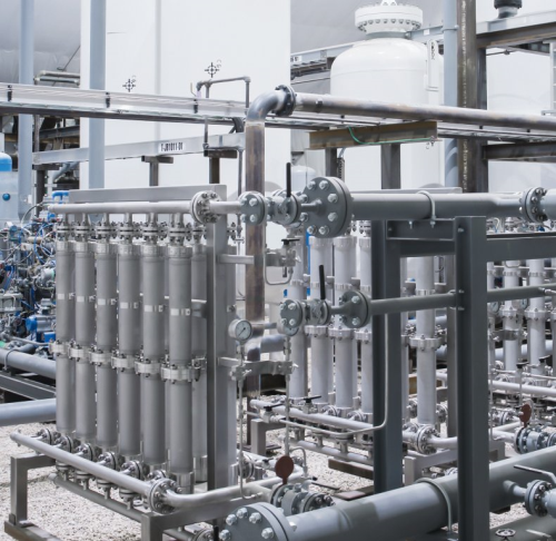 Membranes at the Linde engineered helium purification facility in Mankota, Canada (Source: The Linde Group).