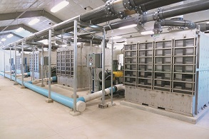 The new groundwater treatment plant in Cheyenne, Wyoming.