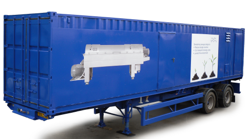 Alfa Laval's mobile dewatering rig