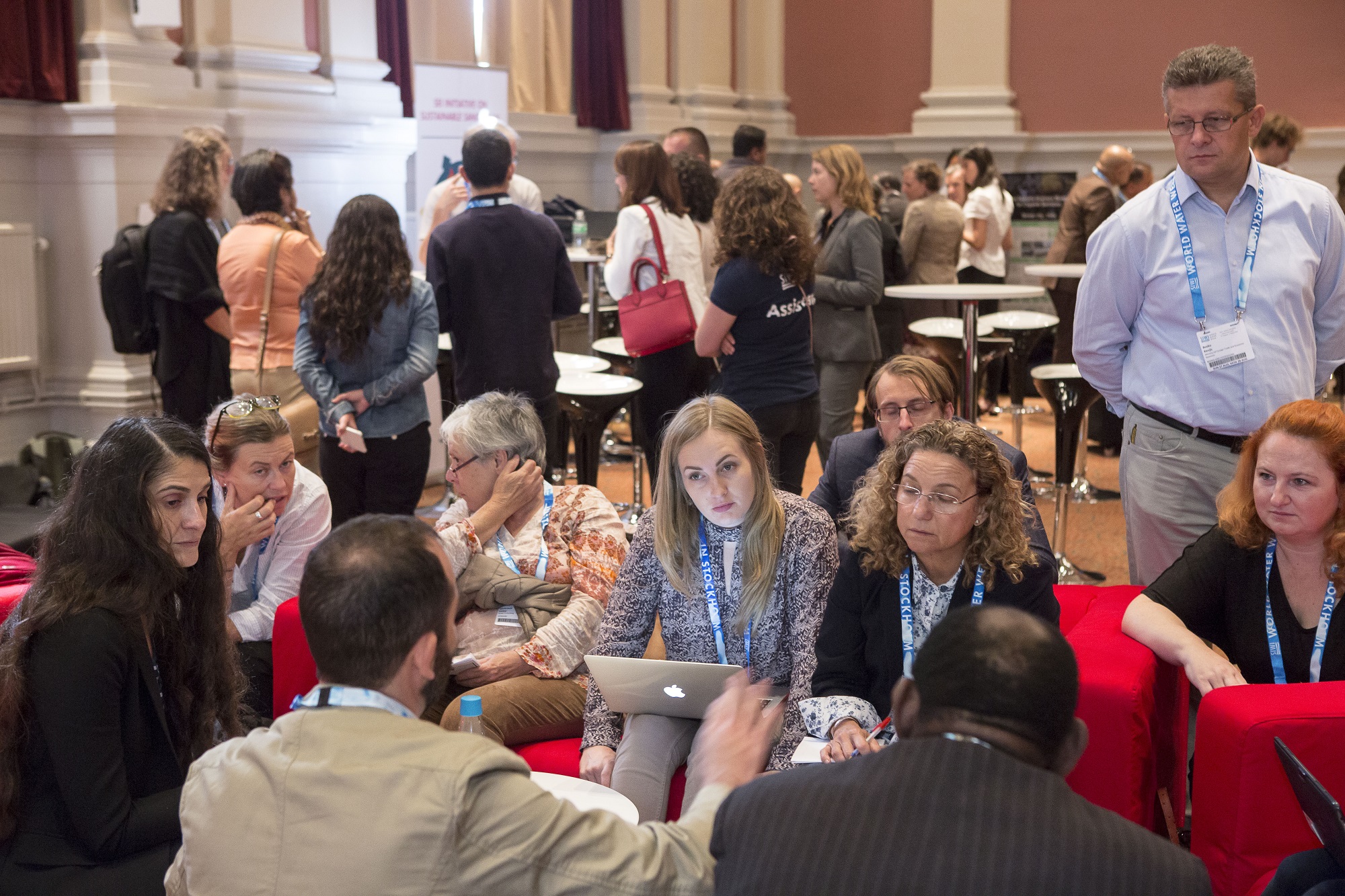 Participants at World Water Week 2017. Image courtesy of Stockholm International Water Institute.