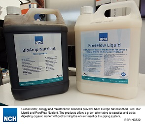 NCH Europe, has launched FreeFlow Liquid, a biological waste water treatment solution.