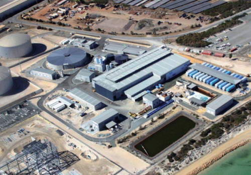 Figure 4: Reverse osmosis desalination installation in Perth, Australia (Courtesy of the IDA)