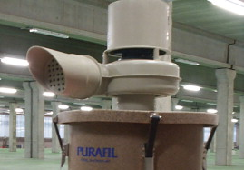 Nearly 100 Purafil ESD drum scrubber odour removal systems were installed.