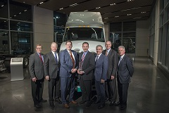 Left to right: Troy Clark, CEO and President; Walter Borst, EVP & CFO; Tom Scalf, SVP of Engine; Todd Lewis, Director of OEM On-Road Sales; Persio Lisboa, President Operations; Bill Kozek, President, Truck & Parts; Denny Mooney, Senior VP, Global Product Development