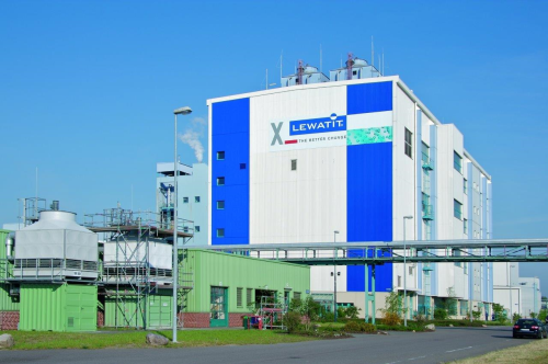 The Lanxess plant in Bitterfeld.