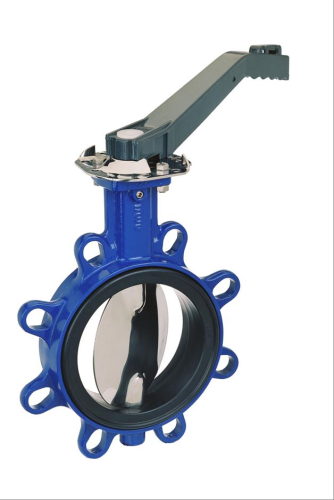 Figure 3: Manually operated Isoria centred disc butterfly valve with Halar coating.