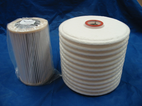 NanoCeram-LR high performance pleated filter cartridges