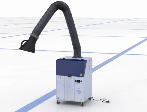 The TEKA filtoo mobile suction and filtering unit from Flextraction.
