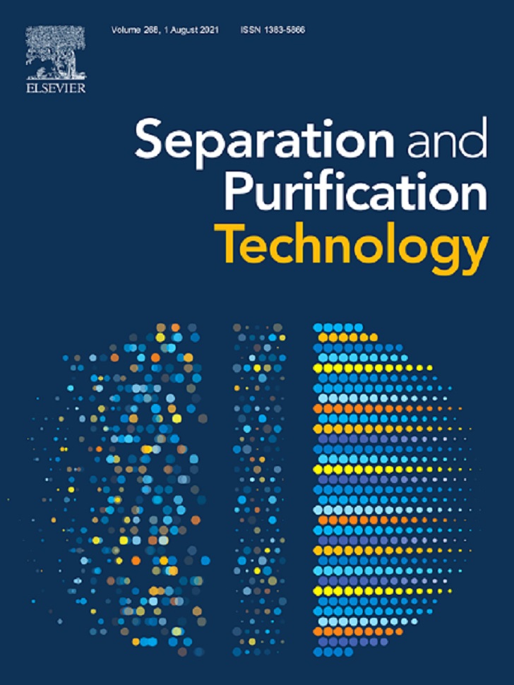 Separation and Purification Technology.