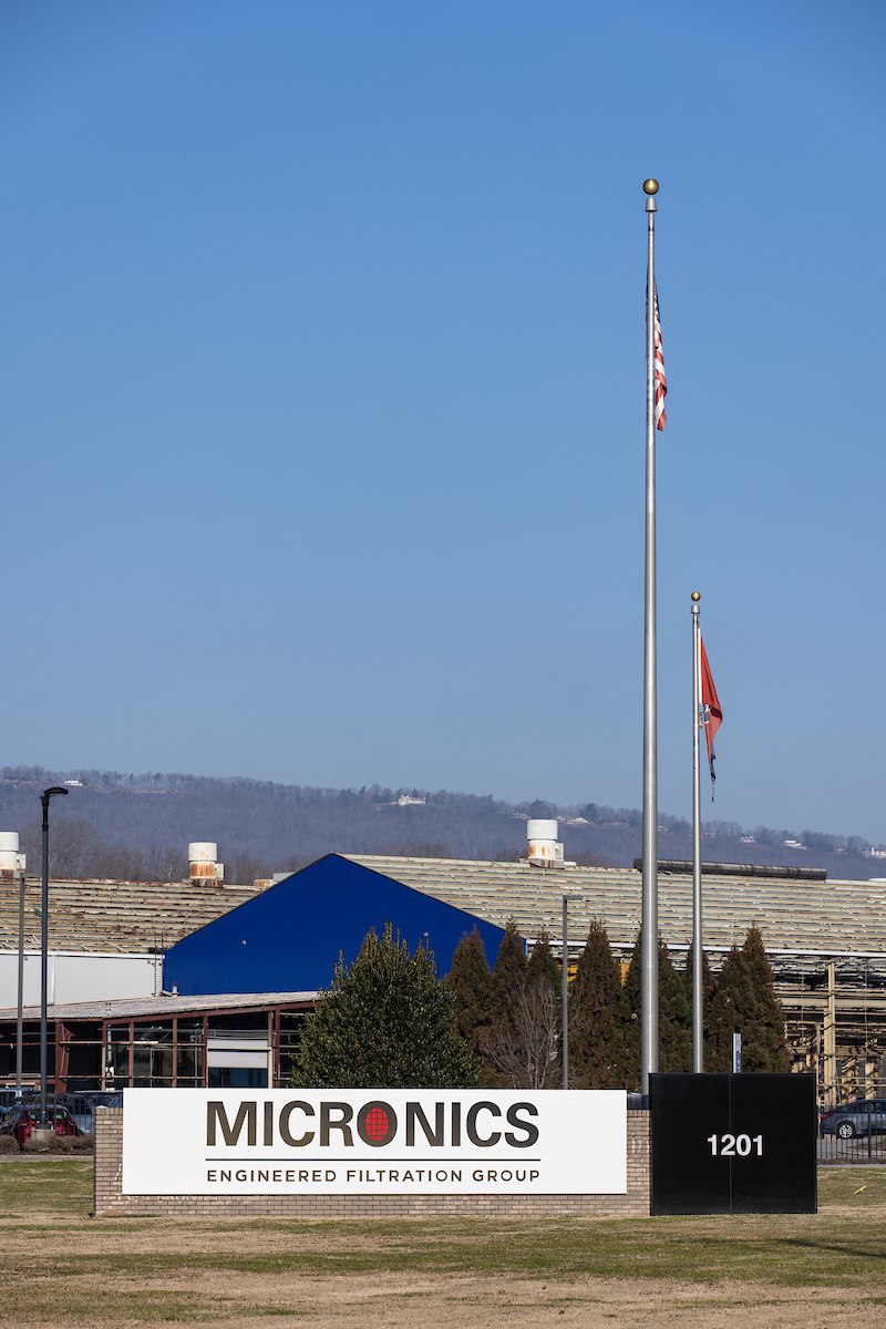 Micronics' headquarters in Chattanooga, Tennessee.