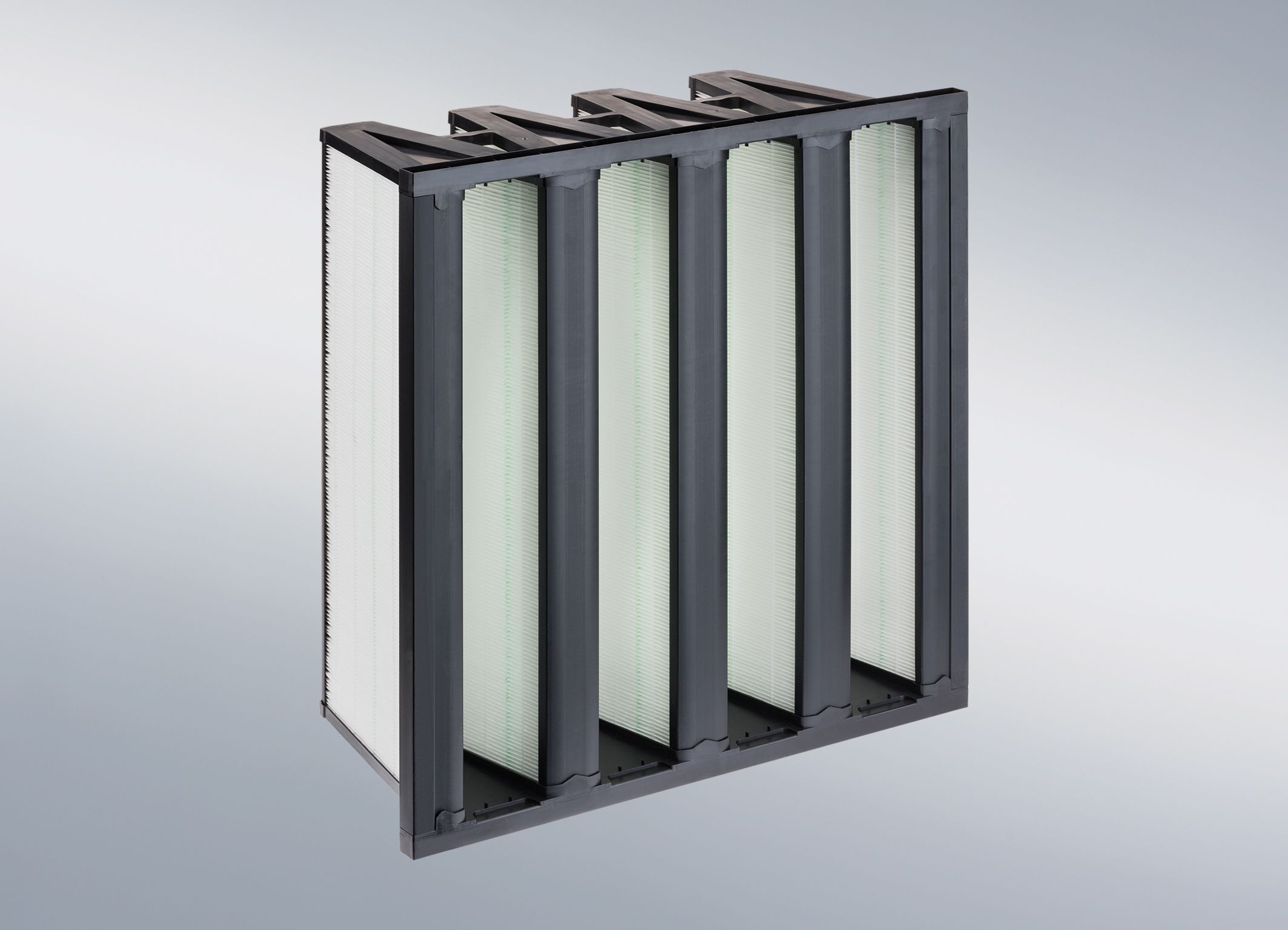 The Aircube Eco 4V ePM1 60% is a compact air filter for indoor air in buildings and processes.