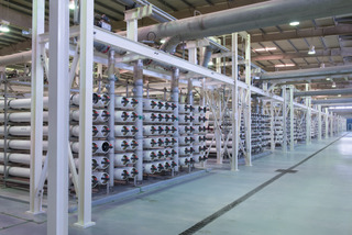 GE's reverse osmosis membranes at the Sulaibiya Wastewater Treatment and Reclamation Plant in Kuwait.