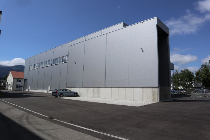 The exterior of the new test centre.