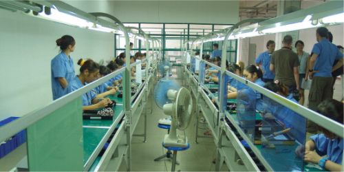 Production of electronic components requires a clean room environment.