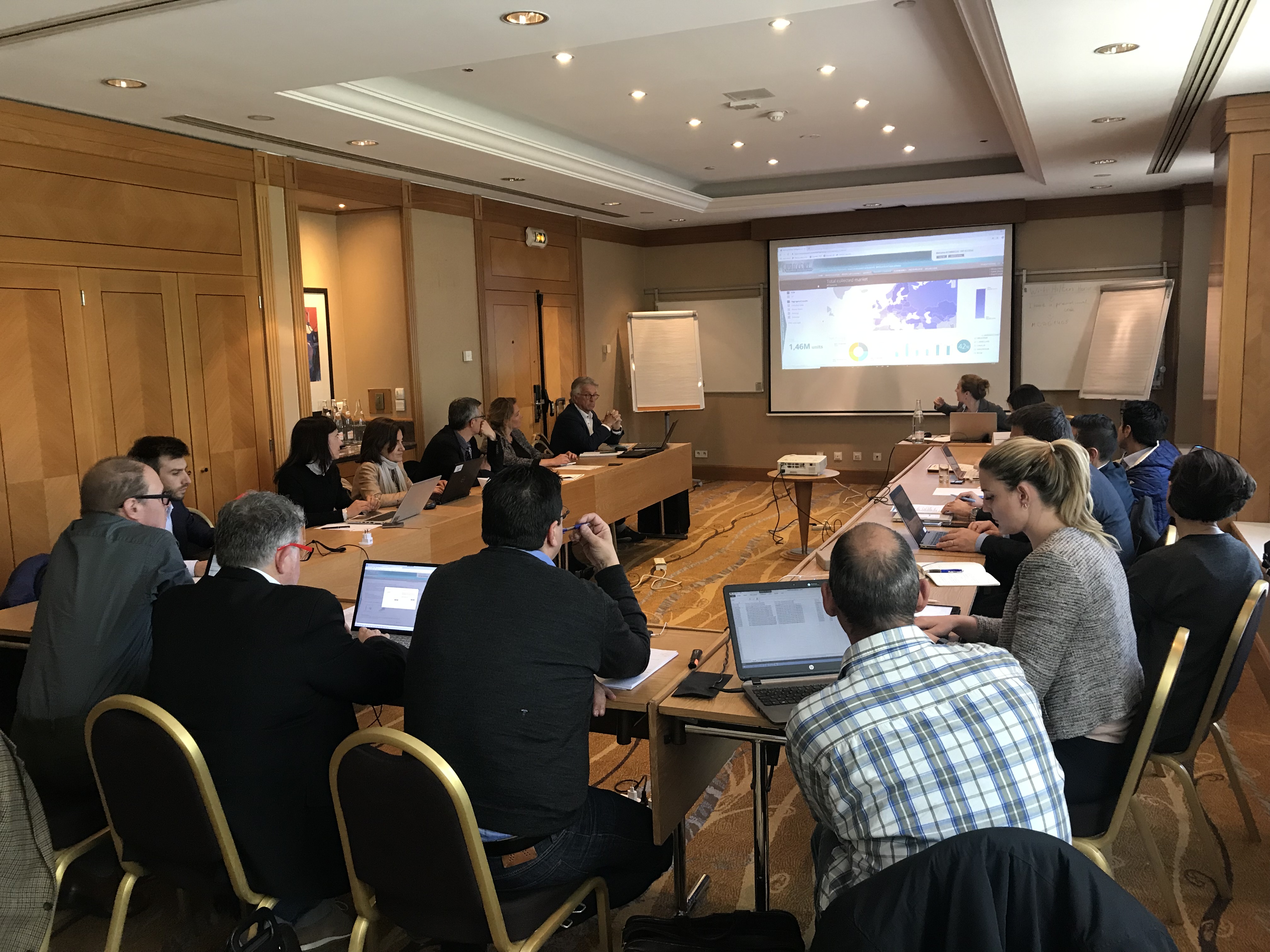 The EMI market intelligence committee meeting in May 2019.