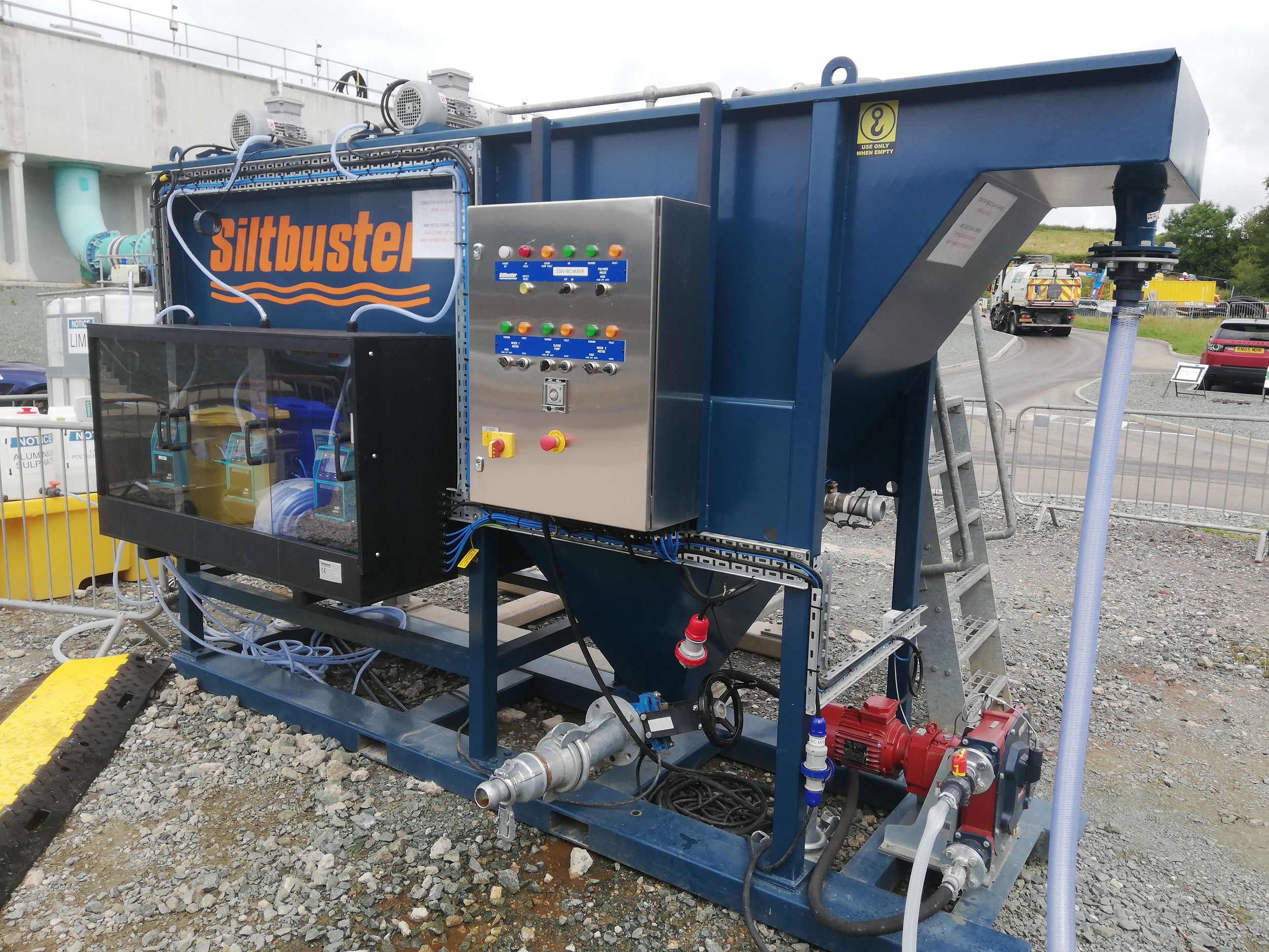 SPS installed one of its integrated iHB10 lamella clarifier units on site.