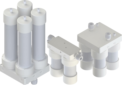 White Knight Fluid Handling FHA Series filter housings.