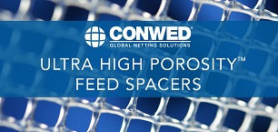 Conwed has launched its Ultra High Porosity feed spacers.