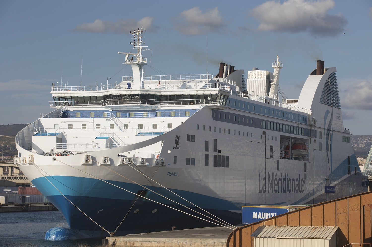 The Bicar dry exhaust gas cleaning system was installed on the RoPAx ferry Piana, operated by the French ferry company La Méridionale.