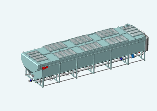 Cayuga's completely enclosed Superflot-Biogas system for high efficiency removal of anaerobic biomass.