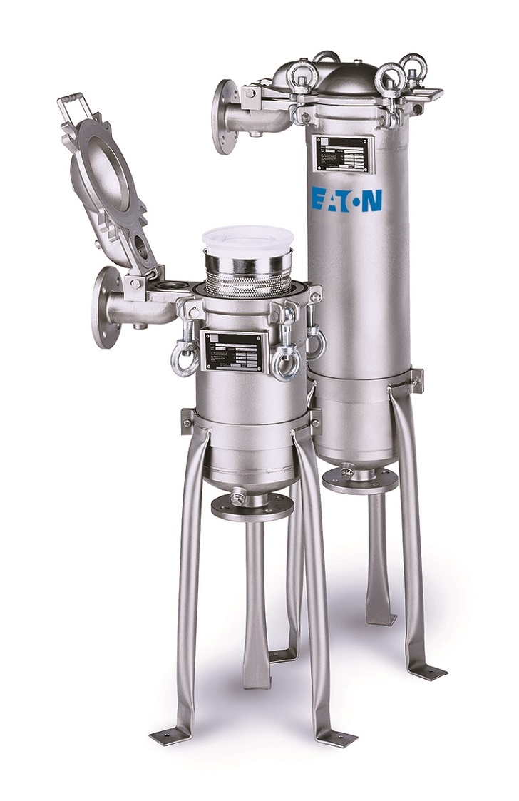 Eaton’s stainless steel TOPLINE single bag filter housings are designed for use in many different applications.