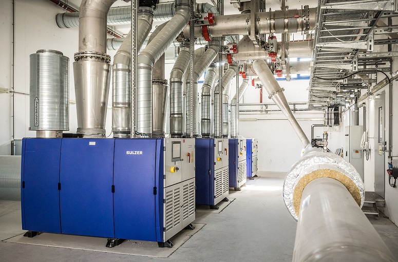 Sulzer’s HST turbocompressors reduced total power consumption by 400 kW.