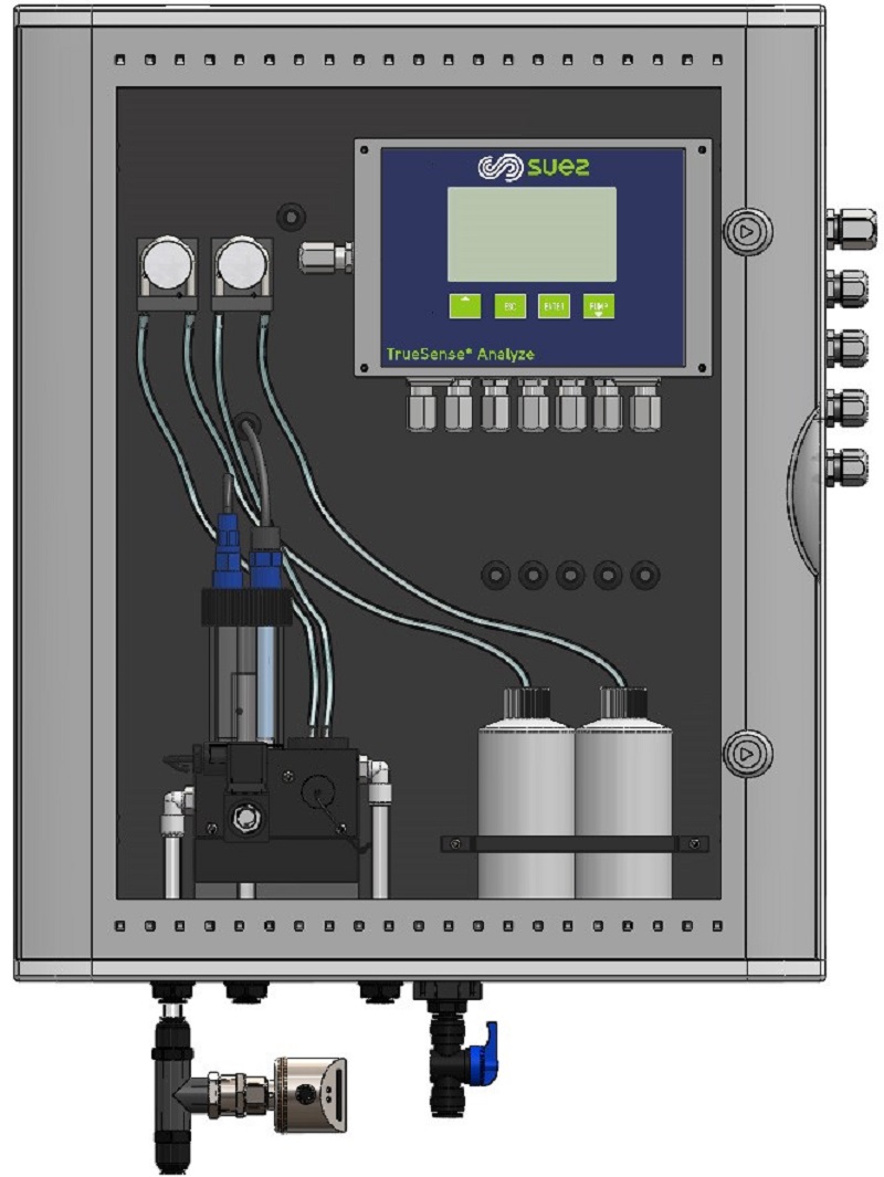 The Suez TrueSense Analyze digitally monitors and analyses boiler water chemistry.